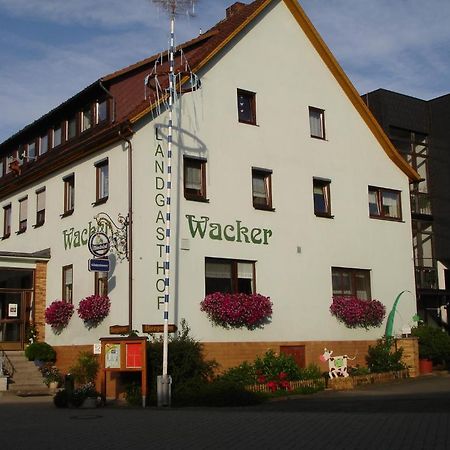 ホテルLandgasthof Wacker バート・ローダッハ エクステリア 写真